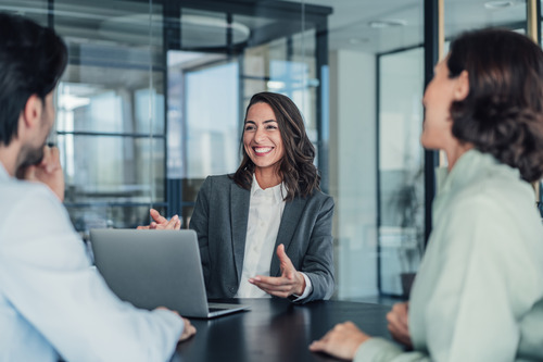An accountant advising a person what they can do with a masters in accounting