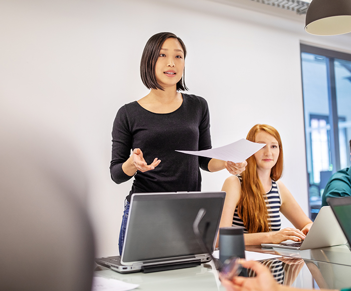 female office worker